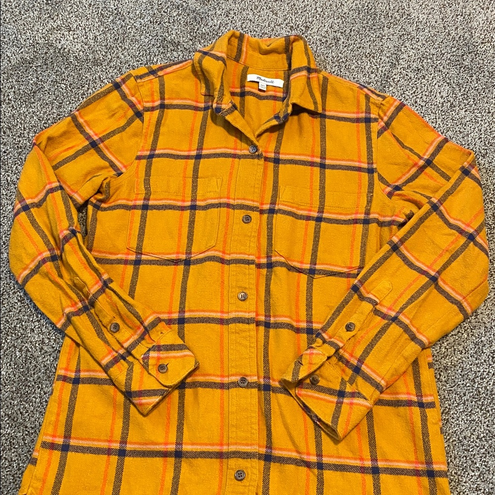 Madewell Flannel shirt XXS
